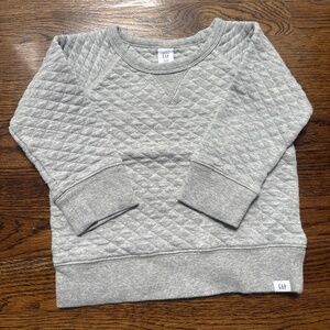 Gap Crewneck sweatshirt - gray quilted
